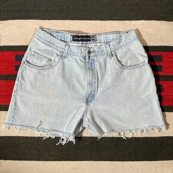 34w USA‎ 90s Vintage Levi's SilverTab Cutoffs - Picture 3 of 10